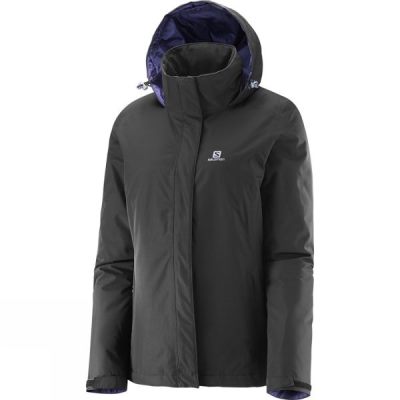 Salomon Elemental Insulated - Női Dzseki - Fekete (Magyarország KSY815609)